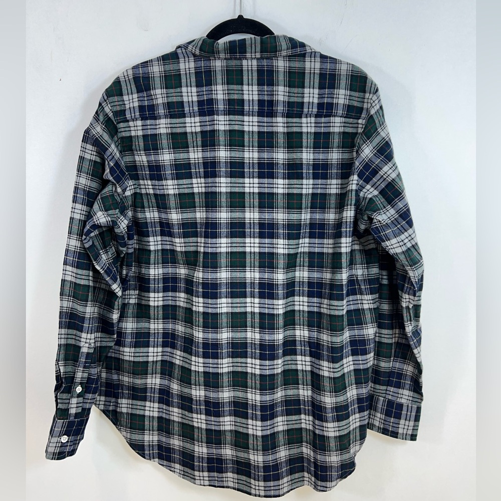 Frank & Eileen Women's Plaid Button Down Shirt - Blue and Green - Picture 2 of 5